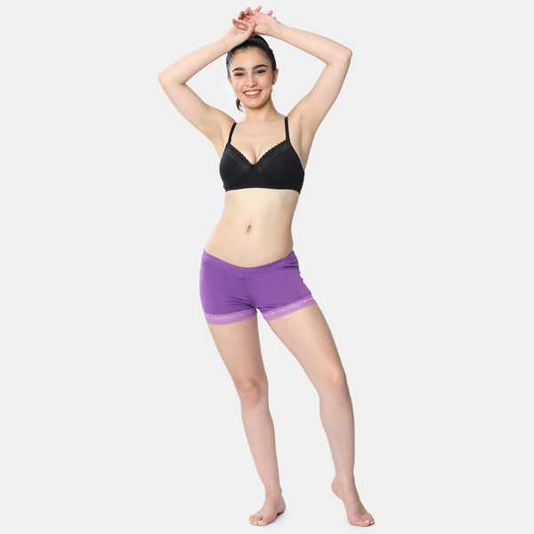 Envie Hugged Fit Ultralight Hot Shorts - NVS5030 (Purple)