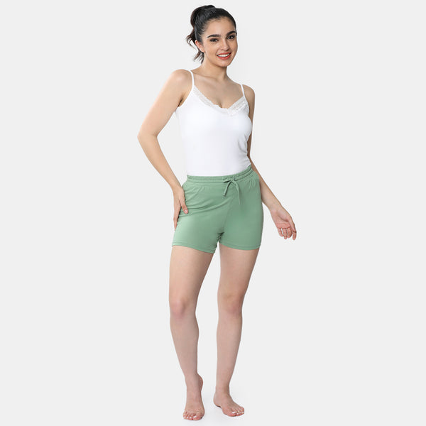 Envie Hugged Fit Hot Shorts - NVS5028 (Fair Green)