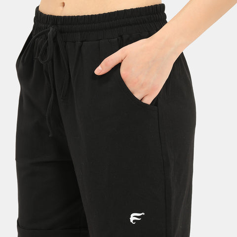 Envie Loose Fit Thigh Length Shorts - NVS5022 (Black)