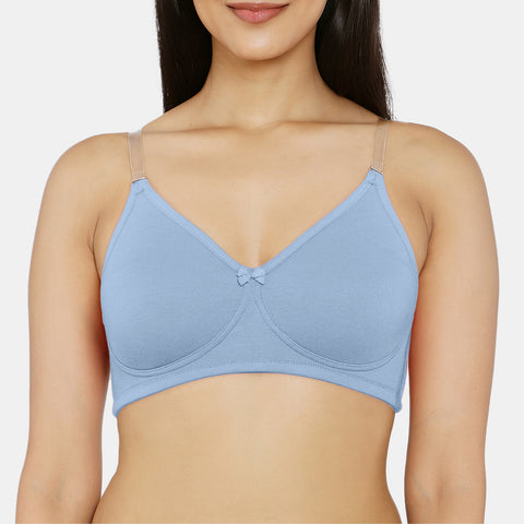 Envie Non-Padded Non-Wired 3/4th Coverage Minimiser Bra - NVB1136 (Powder Blue)