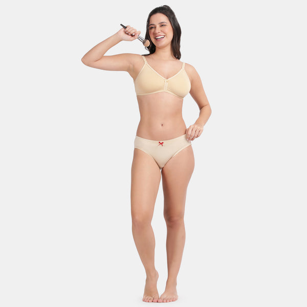 Envie Non-Padded Non-Wired 3/4th Coverage Backless Bra - NVB1120 (Nude)