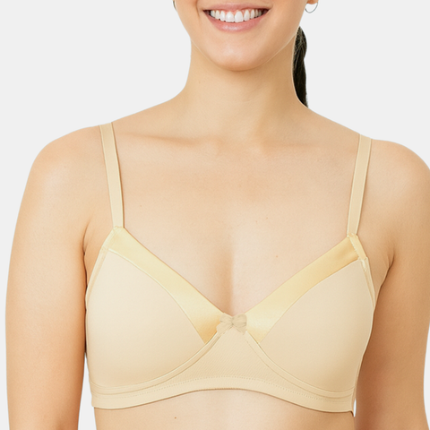 Envie Padded Non-Wired 3/4th Coverage T-Shirt Bra - NVB1128 (Skin)