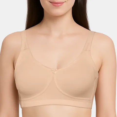 Nude non padded T-shirt bra Envie non wired 3/4th coverage soft cotton spandex bra