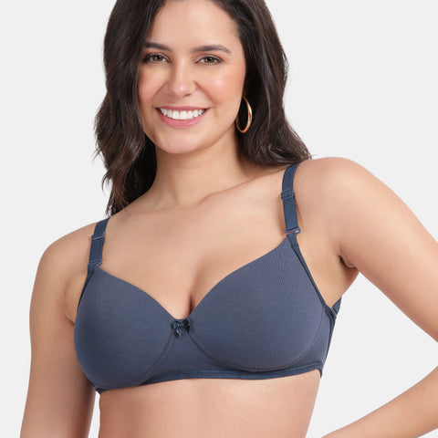 Envie Padded Non-Wired 3/4th Coverage Backless Bra - NVB1121 (Dark Denim)