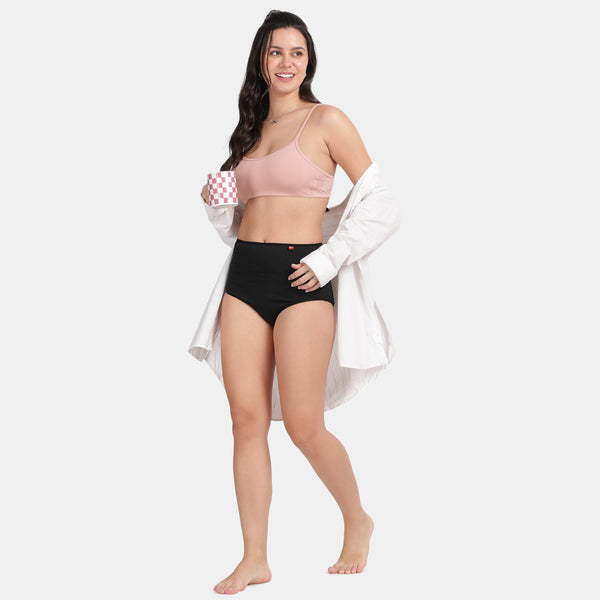 Envie Pack of 2 Girls Non-Padded Non-Wired Full Coverage Teenage Bra - EVEGBA006 (Peach)