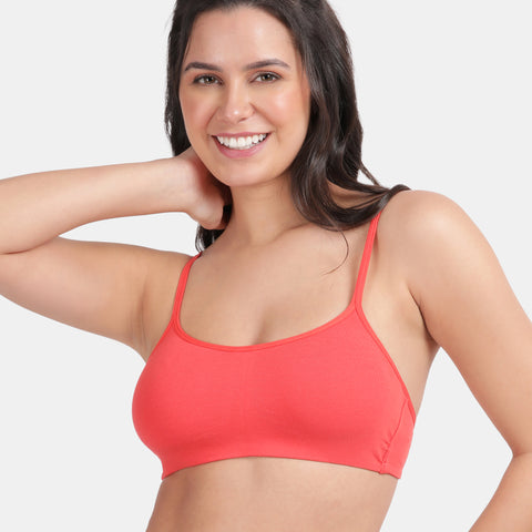 Envie Value+ Girls Non-Padded Non-Wired Full Coverage Teenage Bra - EVEGBA006 (C Red)