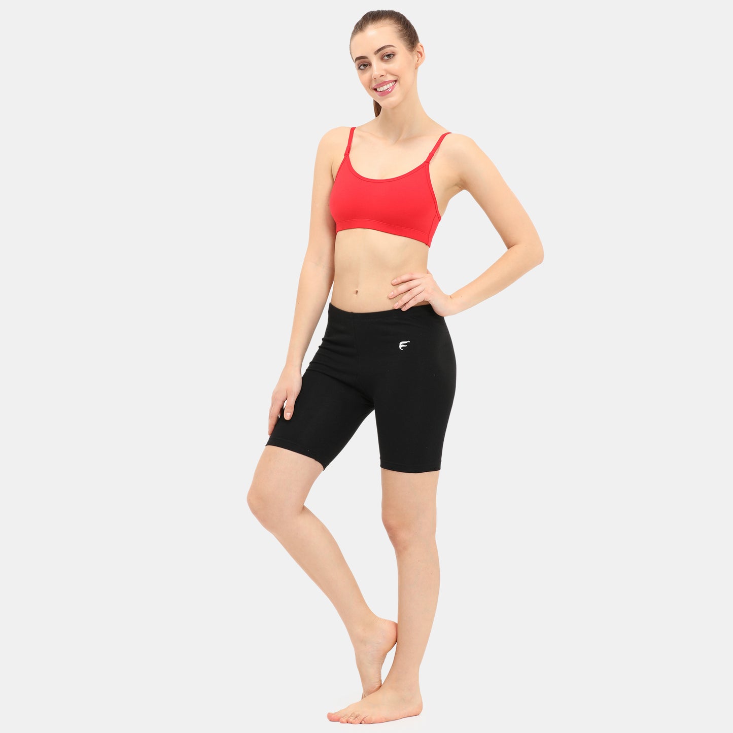 Envie Hugged Fit Thigh Length Cycling Shorts - NVS5025