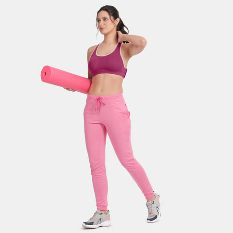 Envie Padded Non-Wired Full Coverage Sports Bra - NVB1050 (Voilet Quartz Mushroom)
