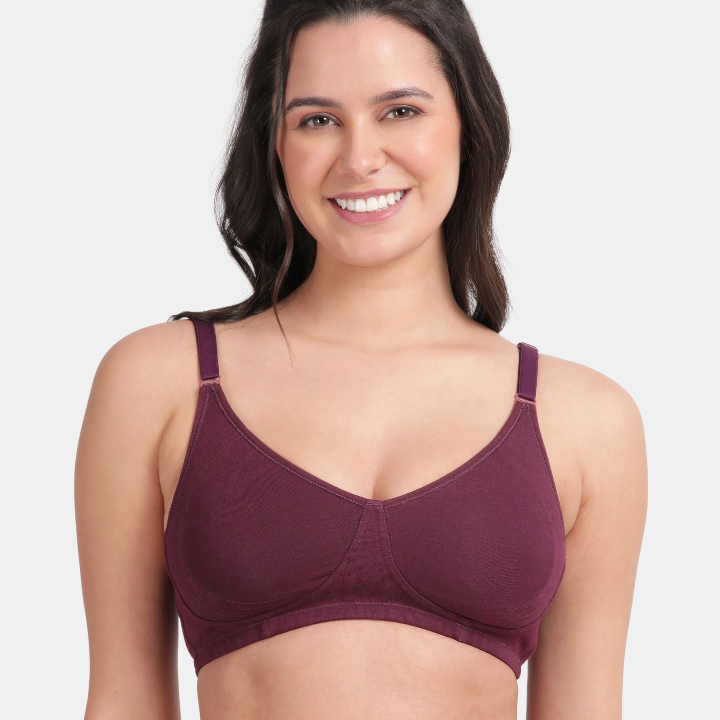 Envie Value+ Non-Padded Non-Wired 3/4th Coverage Minimiser Bra - NVB1024