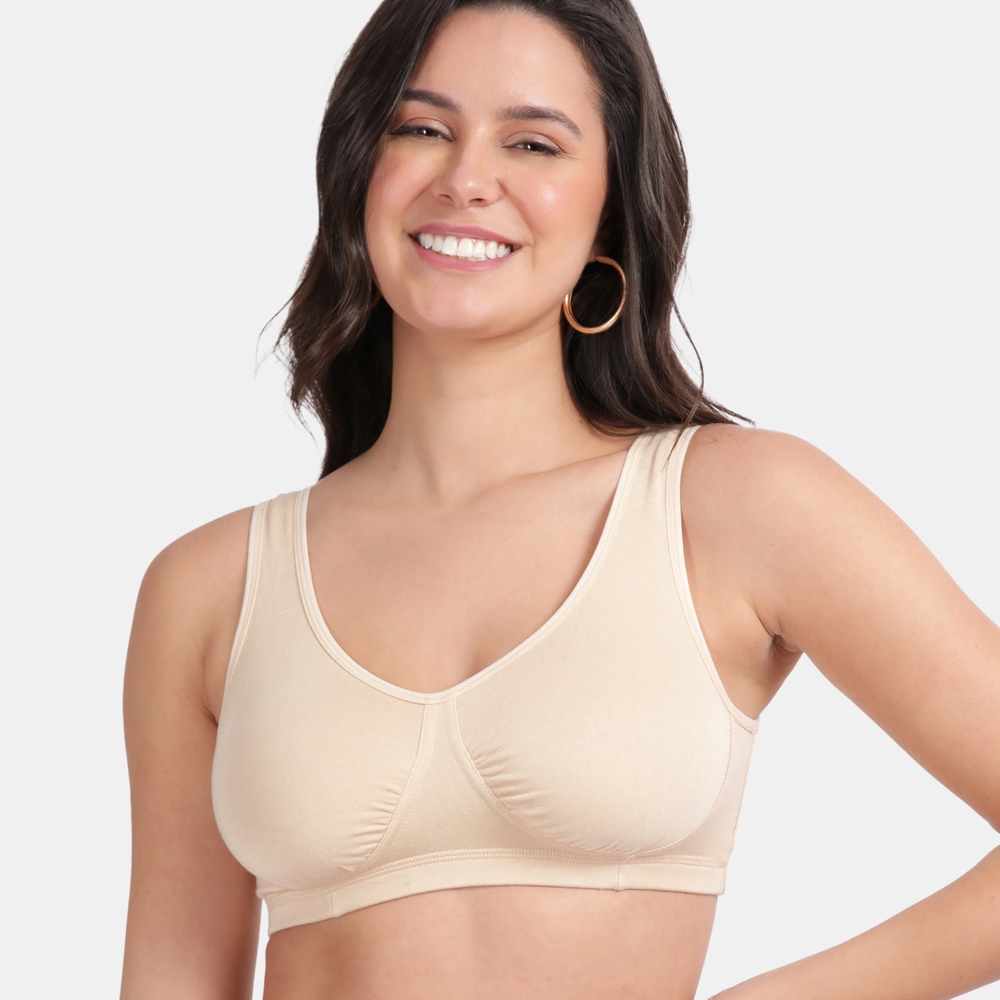 Envie Value+ Non-Padded Non-Wired Full Coverage Sleeping Bra - NVB1022