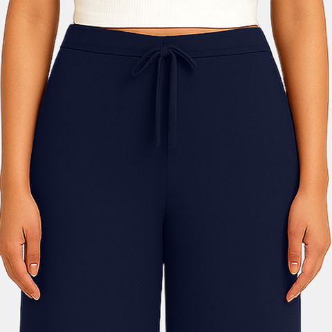 Envie Regular Fit Wide Leg Baggy Pant – NVTP8017 (Navy)