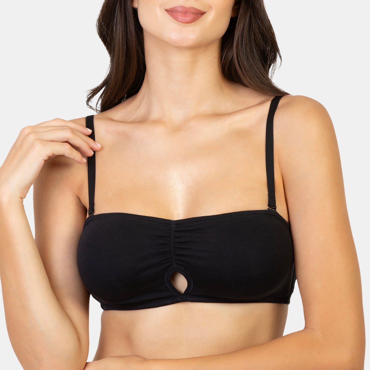 Envie Value+ Non-Padded Non-Wired Medium Coverage Bandeau Bra - NVB1027