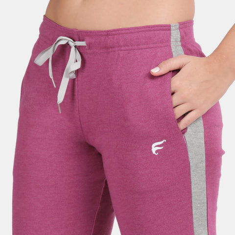 Envie Regular Fit Ankle Length Track Pant - NVTP8002 (Amethyst Grey)