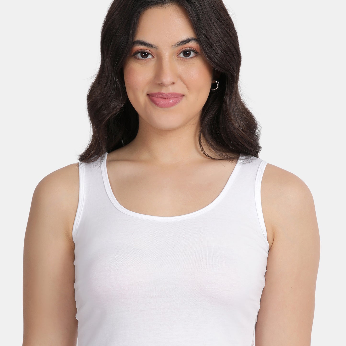 Envie Regular Fit U-Neck Short Length Tank Top - NVC3022