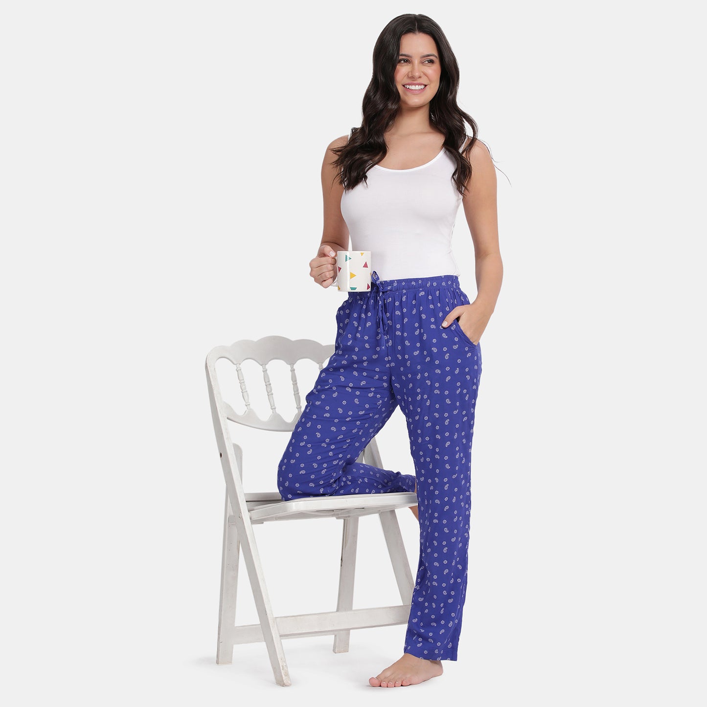 Envie Relaxed Fit Full Length Pyjama - NVTP8010