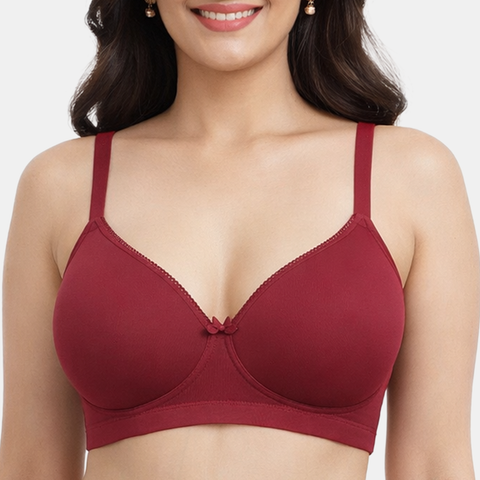 Envie Padded Non-Wired T-Shirt Bra - NVBSF02 (Cabernet)