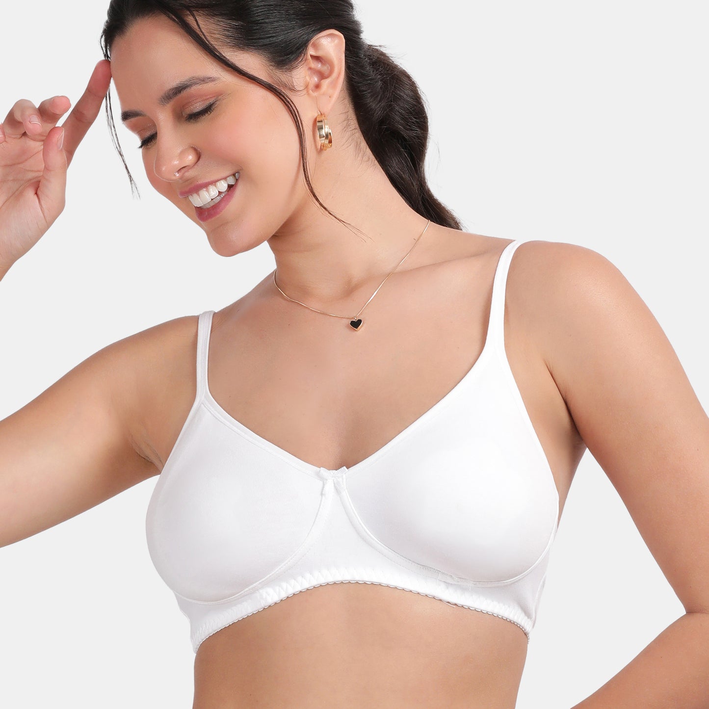 Envie Non-Padded Non-Wired 3/4th Coverage T-Shirt Bra - NVB1057