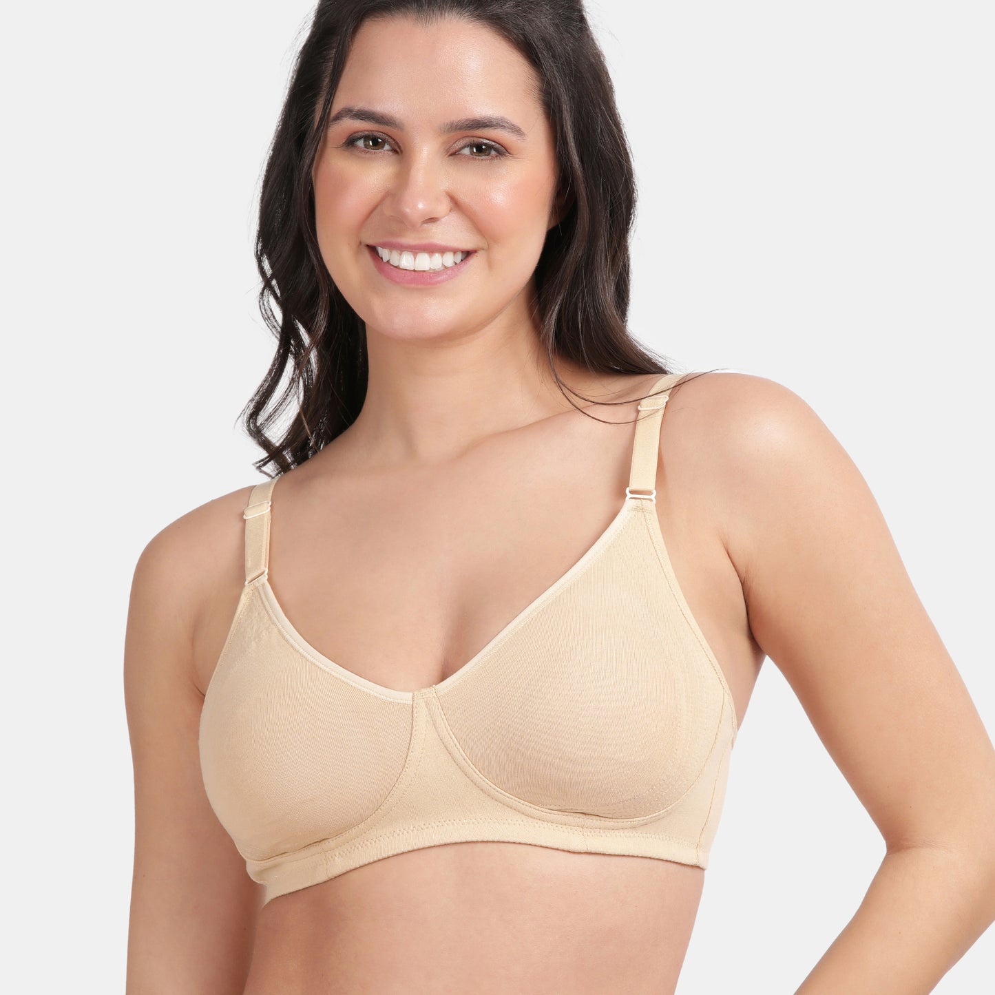 Envie Value+ Non-Padded Non-Wired 3/4th Coverage Minimiser Bra - NVB1024