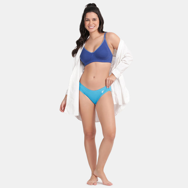 Envie Low Rise Half Coverage Bikini (Pack of 3) - NVP2050 (Melange Fusia)