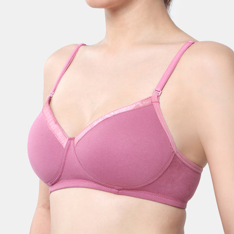 Envie Padded Non-Wired 3/4th Coverage T-Shirt Bra - NVB1007 (Light Wine)