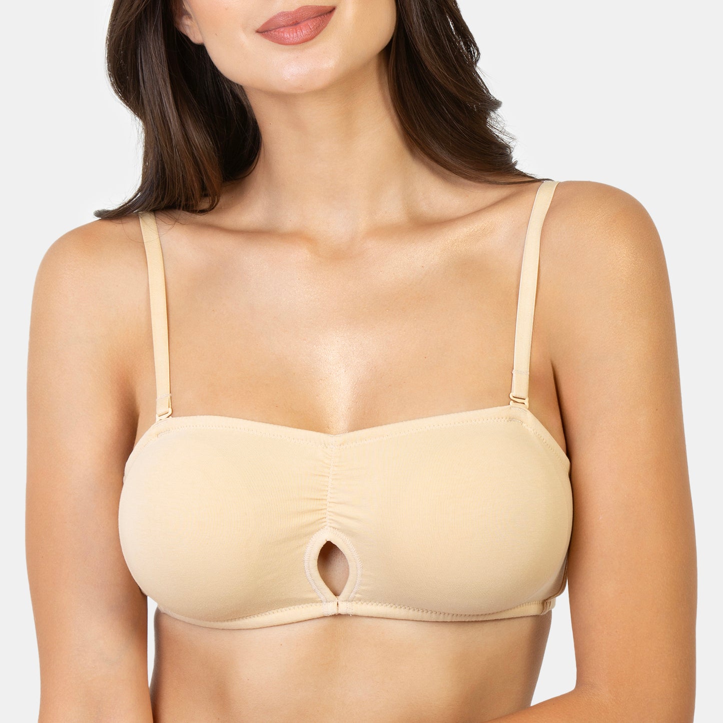 Envie Value+ Non-Padded Non-Wired Medium Coverage Bandeau Bra - NVB1027