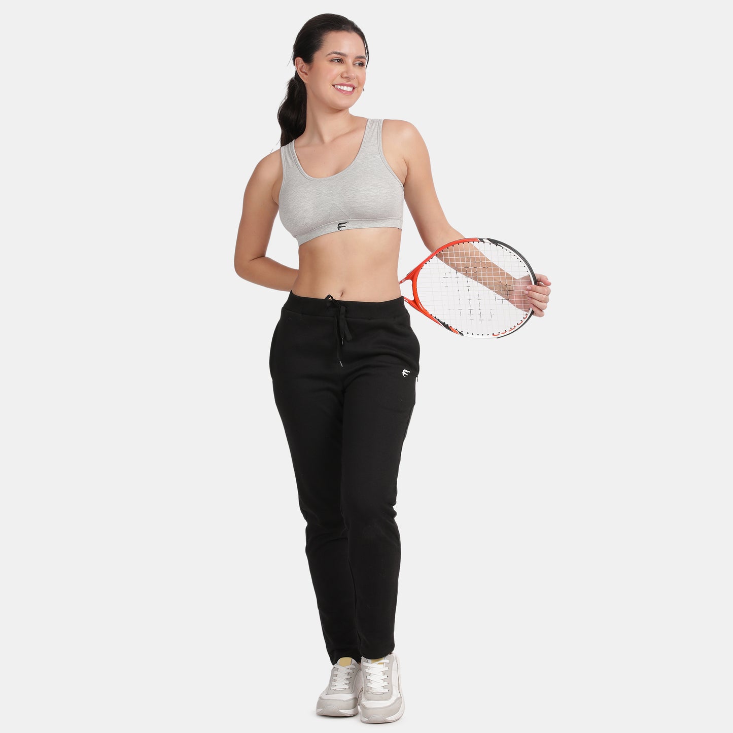 Envie Padded Non-Wired 3/4th Coverage Racerback Sports Bra - NVB1124