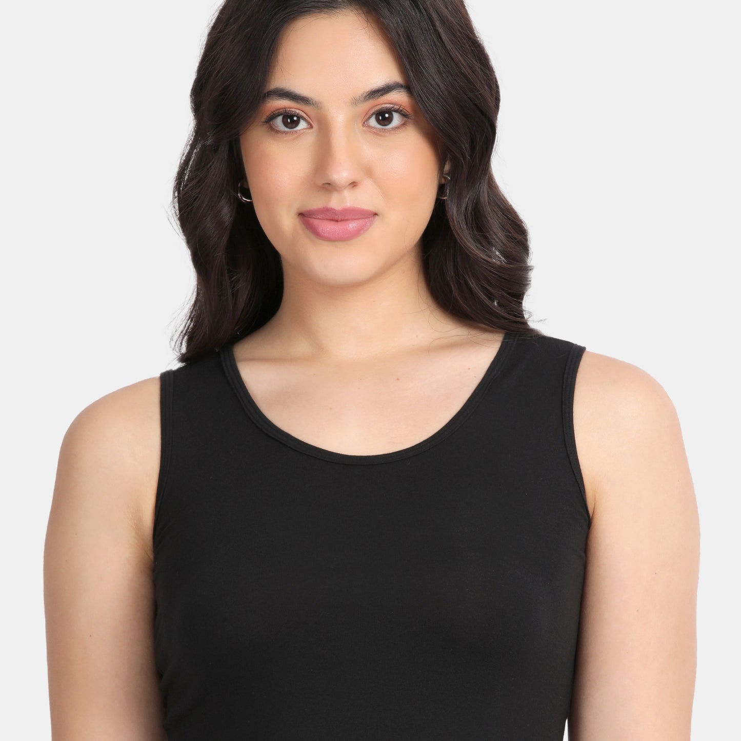 Envie Regular Fit U-Neck Short Length Tank Top - NVC3019