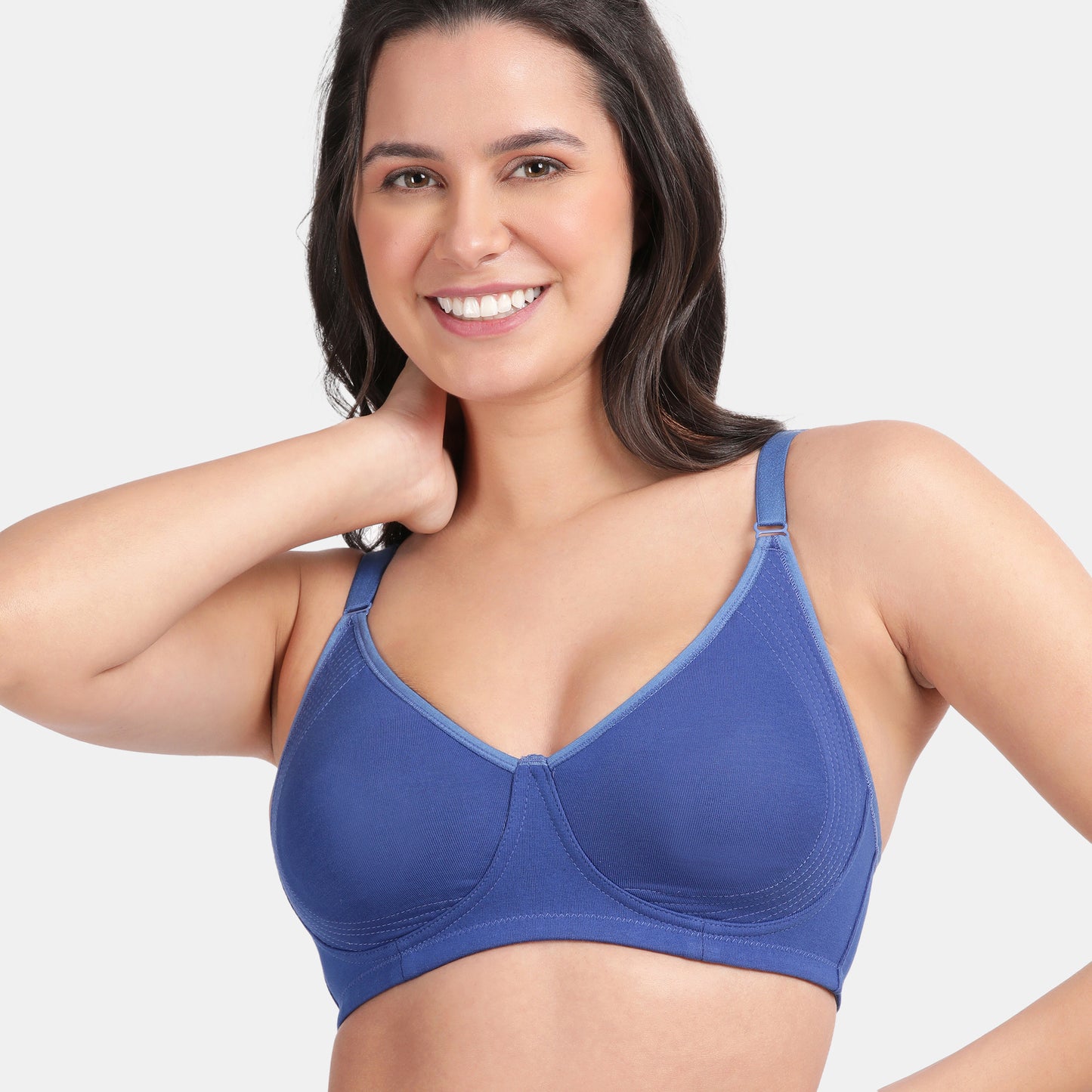 Envie Value+ Non-Padded Non-Wired 3/4th Coverage Minimiser Bra - NVB1024