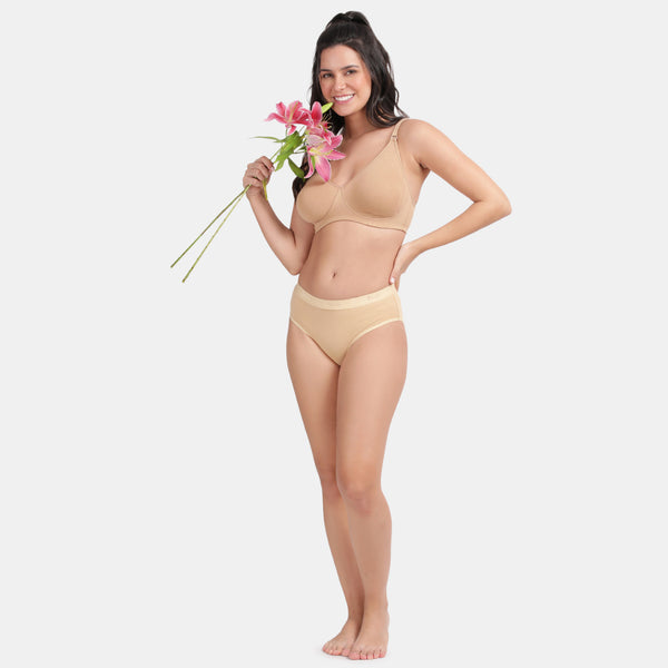 Envie Pack of 2 Non-Padded Non-Wired 3/4th Coverage Minimiser Bra - NVB1024 (J Skin)