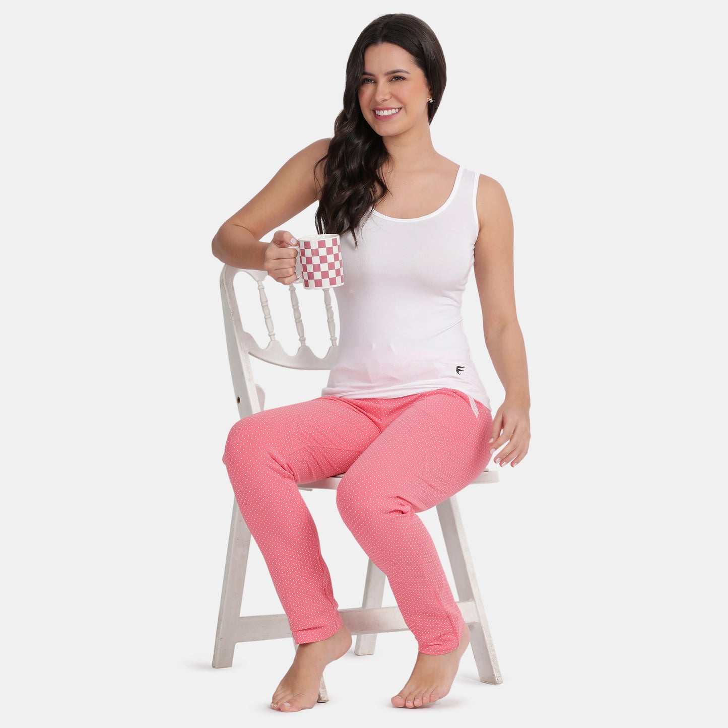 Envie Narrow Fit Ankle Length Pyjama - Assorted NVTP8003