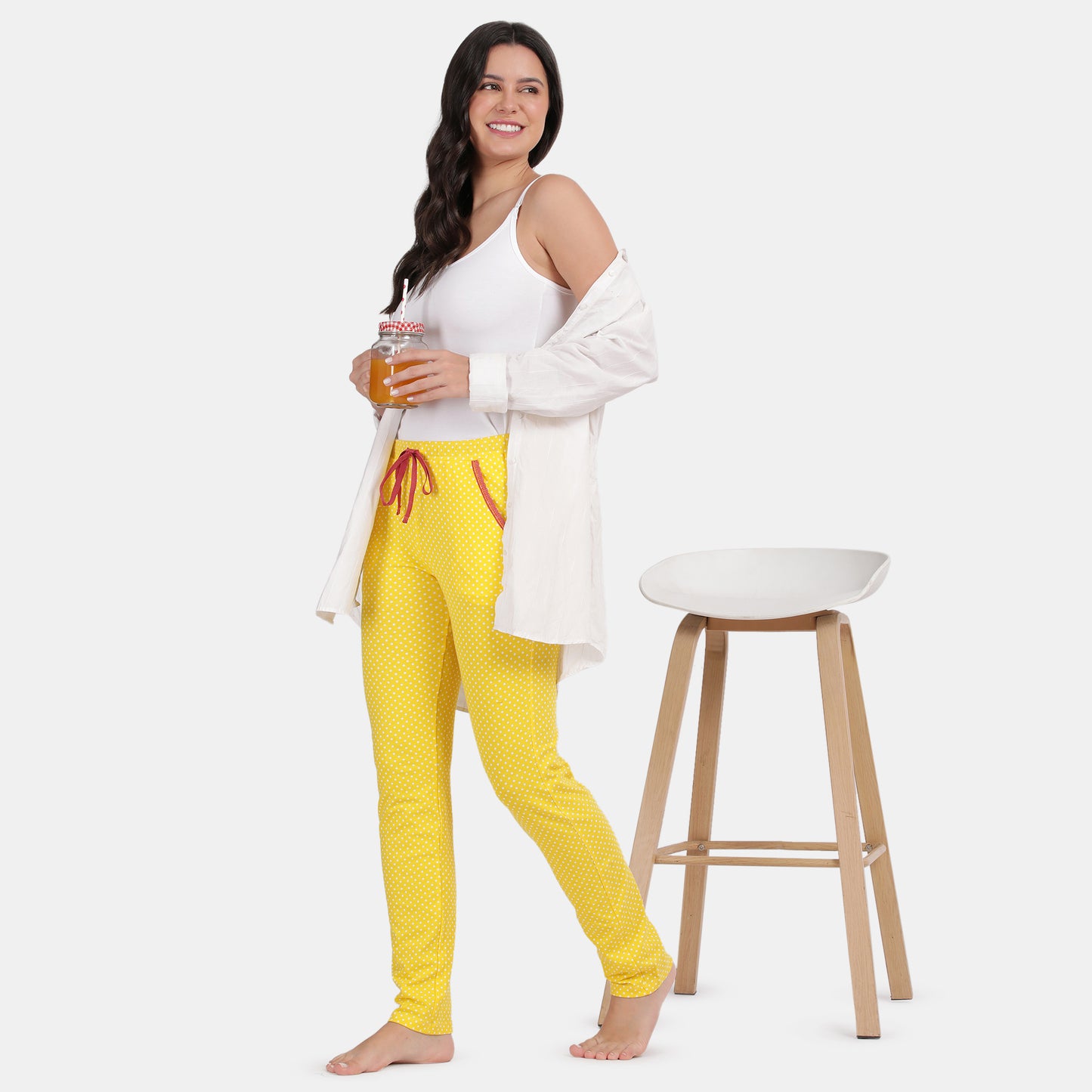 Envie Narrow Fit Ankle Length Pyjama - Assorted NVTP8003