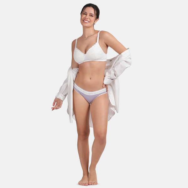 Envie Low Rise Half Coverage Lace Bikini - NVP2019 (Wisteria)