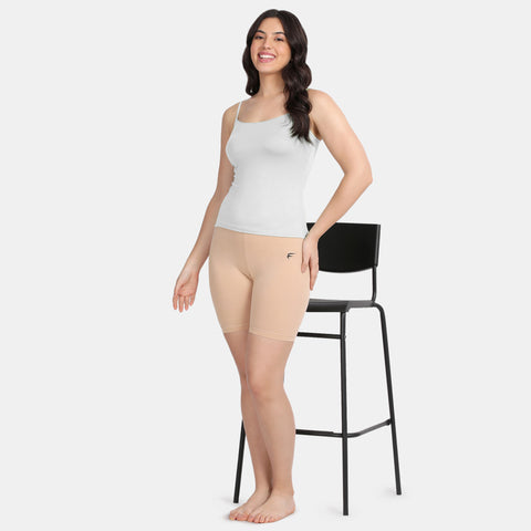 Envie Regular Fit Scoop Neck Short Length Camisole - NVC3031 (White)