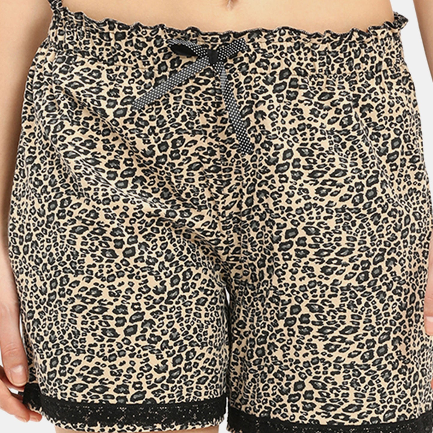 Envie Regular Fit Night Shorts Cheeta Pt - Assorted - NVS5006