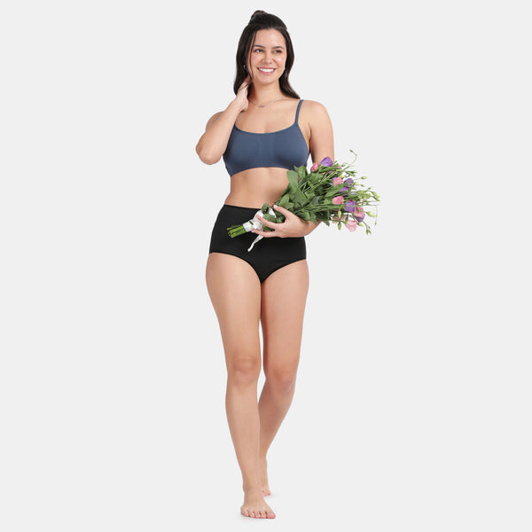 Envie Pack of 2 Girls Non-Padded Non-Wired Full Coverage Teenage Bra - EVEGBA006 (Dark Denim)