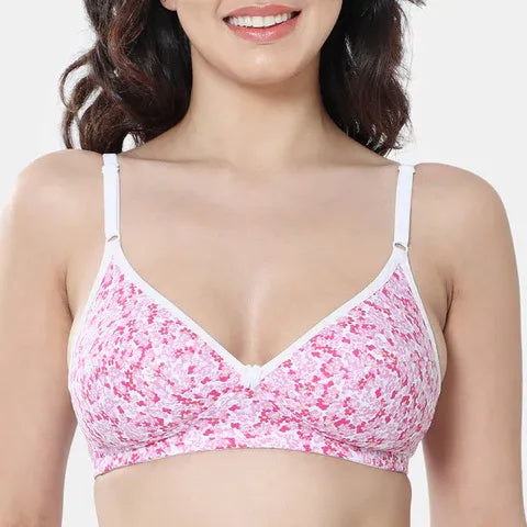 3/4th coverage minimiser bra Envie NVB1109 non padded non wired breathable fabric assorted colors bra