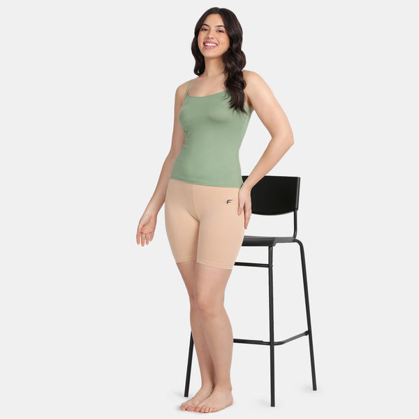 Envie Regular Fit Scoop Neck Short Length Camisole - NVC3031 (Fair Green)