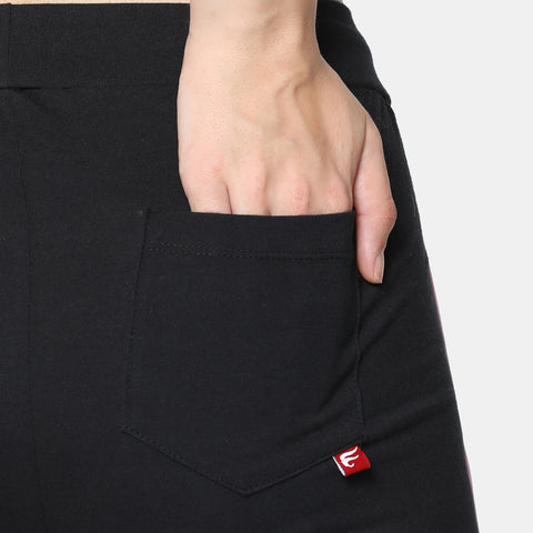 Envie Dualtone Relaxed Fit Dolphin Shorts - NVS5023 (Black Light Pink)