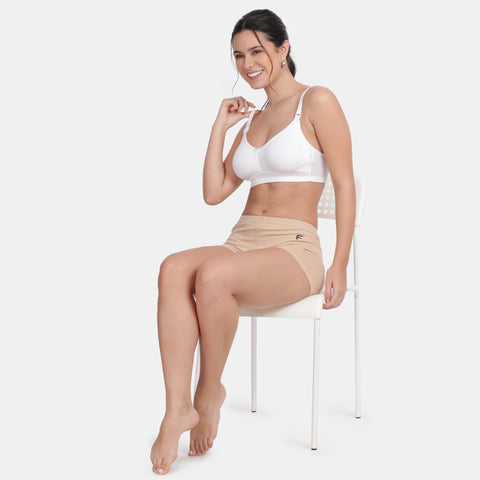 Envie Non-Padded Non-Wired 3/4th Coverage Maternity Bra - NVB1116 (White)