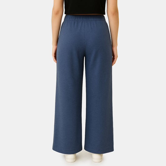Envie Relaxed Fit Wide Leg Baggy Pant – NVTP8016 (Dark Denim)