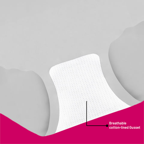 Envie Value+ Flow Mid Rise 3/4th Coverage Seamless Hipster Panty - FLOW PO3