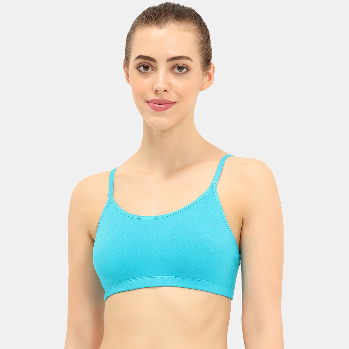 Envie Girls Non-Padded Non-Wired Full Coverage Beginners Bra - EVEGBA005 (Blue Attol)
