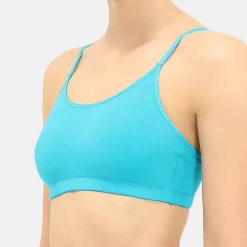 Blue attol beginners bra Envie girls non padded non wired full coverage comfortable training bra for daily wear