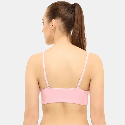 Envie Girls Non-Padded Non-Wired Full Coverage Beginners Bra - EVEGBA005 (Light Pink)