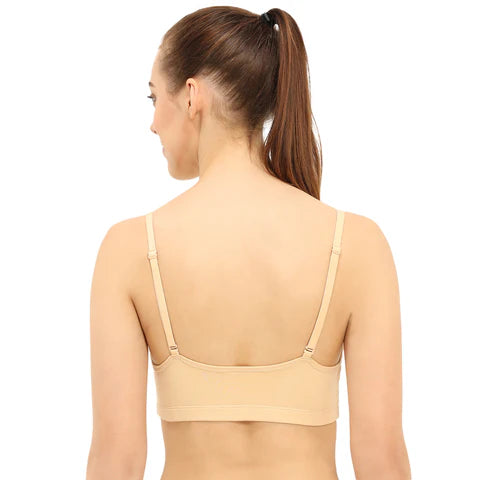 Envie Girls Non-Padded Non-Wired Full Coverage Beginners Bra - EVEGBA005 (Nude)