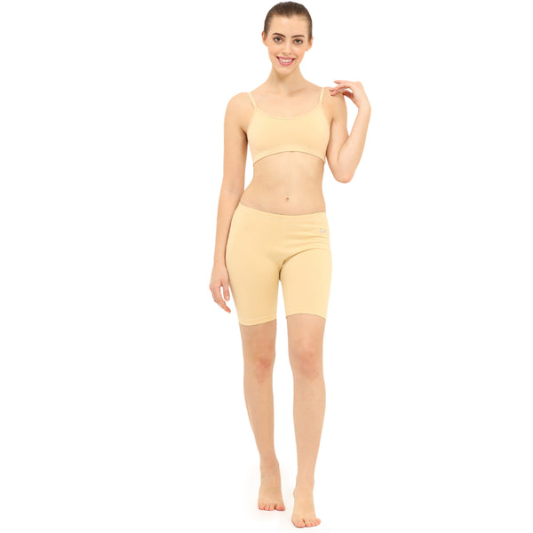 Envie Pack of 2 Girls Non-Padded Non-Wired Full Coverage Beginners Bra - EVEGBA005 (Nude)
