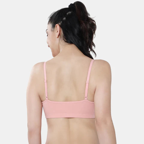 Envie Girls Non-Padded Non-Wired Full Coverage Beginners Bra - EVEGBA005 (Peach)
