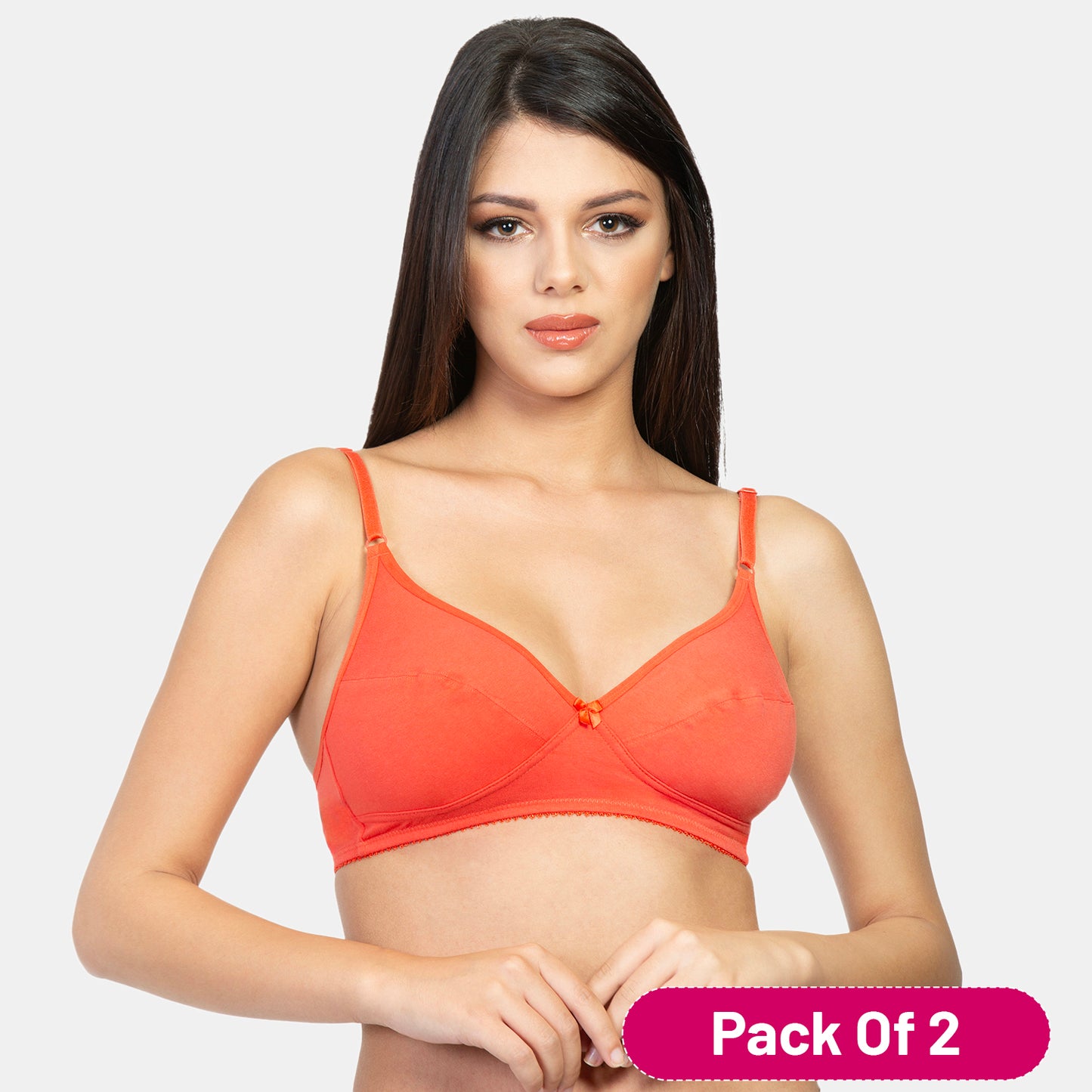 Envie Value+ Non-Padded Non-Wired 3/4th Coverage Minimizer Bra - NVB1001