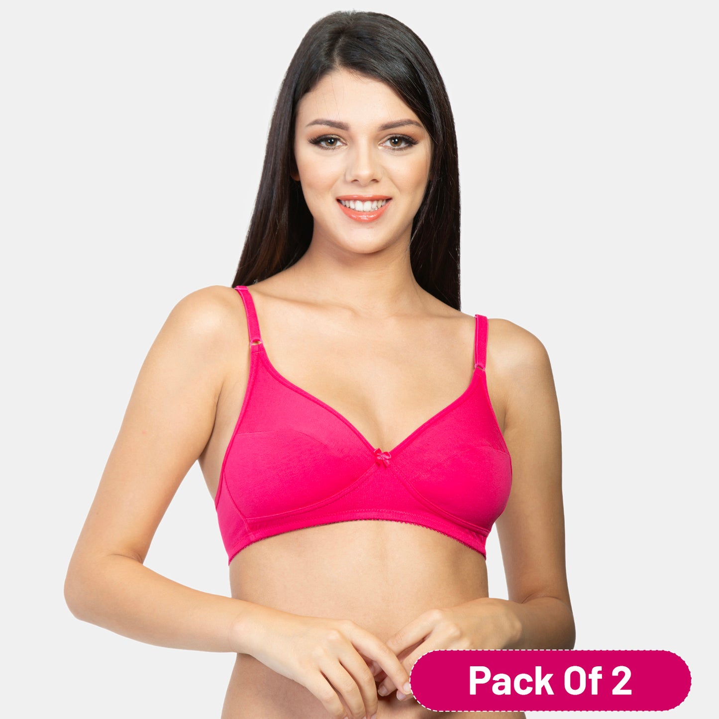 Envie Value+ Non-Padded Non-Wired 3/4th Coverage Minimizer Bra - NVB1001