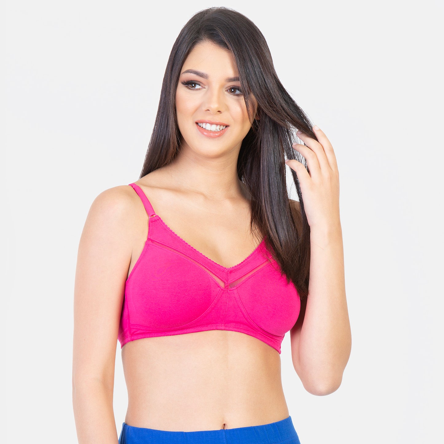 Envie Value+ Non-Padded Non-Wired Full Coverage Minimizer Bra - NVB1005